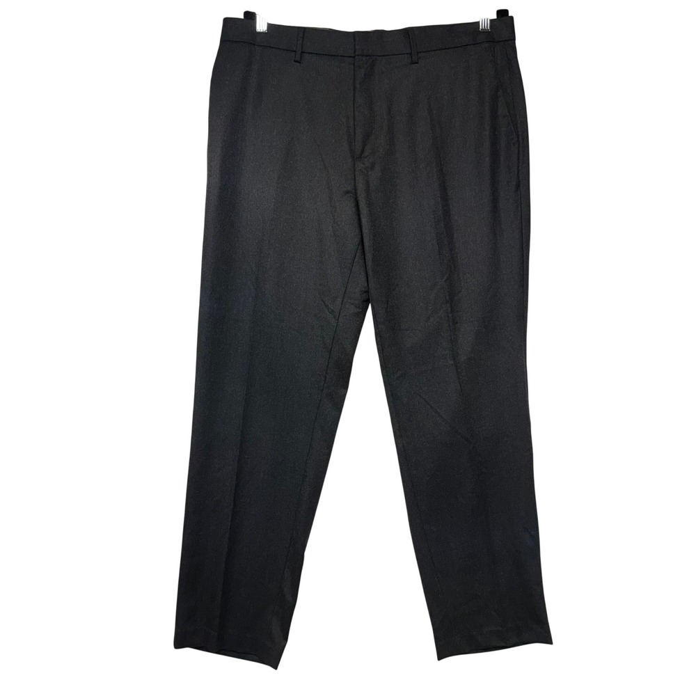 Banana Republic Tapered Fit Dress Pants Mens 35x30 Charcoal Gray 744351-00-1 NEW